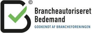 Brancheautoriseret af Danske Bedemænd